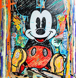 Disney Colourful Mickey Mouse Painting Street Art Canvas Painting Poster and Print Graffiti Art Wall Art Picture Home Decoration